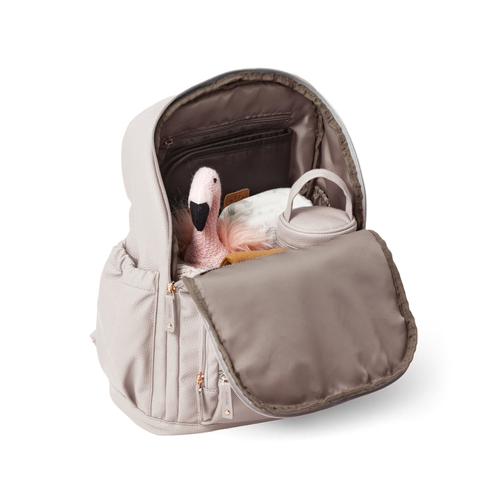 CHLOE BACKPACK Stone Pebbled