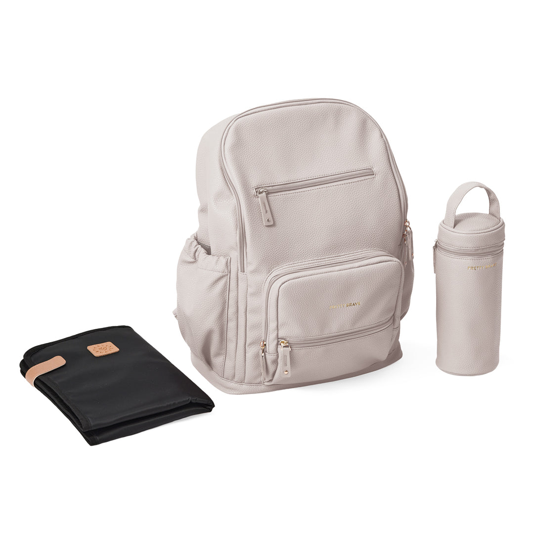 CHLOE BACKPACK Stone Pebbled