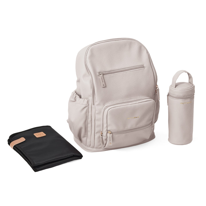 CHLOE BACKPACK Stone Pebbled